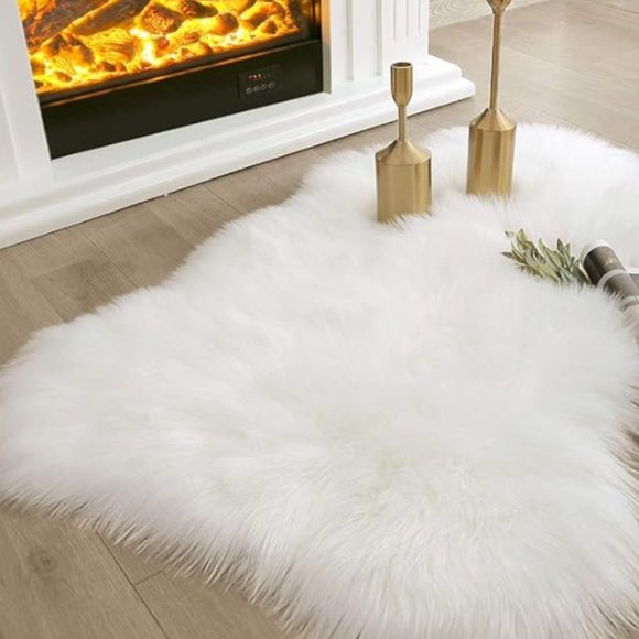 Luxury Soft Faux Sheepskin Area Rugs New 2 x 3 ft - Picture 2 of 6